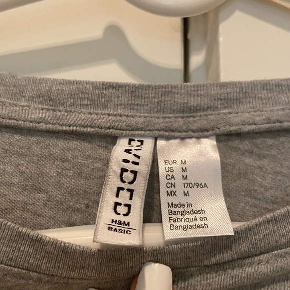 grey long sleeve lop WORN ONCE - Picture 2 of 3